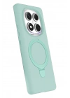 Mey İthalat®   Redmi Note 14 Pro 4G Regal Magsafe Standlı Kapak - Su Yeşili