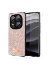 Mey İthalat®   Redmi Note 14 Pro 5G Bright Simli Kapak - Pembe