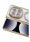 Mey İthalat®   Redmi Note 14 Pro 5G Joke Simli Magneticsafe Kılıf - Gold