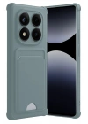 Mey İthalat®   Redmi Note 14 Pro 5G Kelvin Kartvizitli Silikon - Açık Yeşil