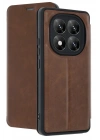 Mey İthalat®   Redmi Note 14 Pro 5G Kılıf Flip Cover - Taba