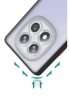 Mey İthalat®   Redmi Note 14 Pro 5G Kılıf Montreal Silikon Kapak - Siyah