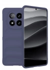 Mey İthalat®   Redmi Note 14 Pro 5G Kılıf Optimum Silikon - Lacivert