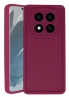 Mey İthalat®   Redmi Note 14 Pro 5G Kılıf Viera Silikon - Bordo