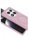 Mey İthalat®   Redmi Note 14 Pro 5G Regal Magsafe Standlı Kapak - Açık Pembe