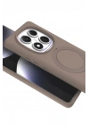 Mey İthalat®   Redmi Note 14 Pro 5G Regal Magsafe Standlı Kapak - Çöl Titanyum