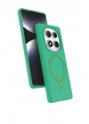 Mey İthalat®   Redmi Note 14 Pro 5G Regal Magsafe Standlı Kapak - Yeşil