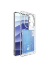Mey İthalat®   Redmi Note 14 Pro Plus Kılıf Kart Şeffaf Silikon - Şeffaf