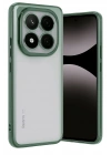 Mey İthalat®   Redmi Note 14 Pro Plus Kılıf  Lensli Silikon - Yeşil
