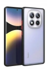 Mey İthalat®   Redmi Note 14 Pro Plus Kılıf Montreal Silikon Kapak - Siyah