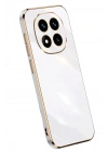 Mey İthalat®   Redmi Note 14 Pro Plus Kılıf Volet Silikon - Beyaz
