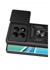 Mey İthalat®   Redmi Note 15 4G Pars Lens Yüzüklü Silikon - Siyah