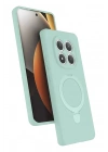 Mey İthalat®   Redmi Note 15 4G Regal Magsafe Standlı Kapak - Su Yeşili