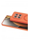 Mey İthalat®   Redmi Note 15 4G Regal Magsafe Standlı Kapak - Turuncu