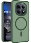 Mey İthalat®   Redmi Note 15 Pro 4G Jota Magsafe Kapak - Koyu Yeşil