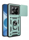 Mey İthalat®   Redmi Note 15 Pro 4G Pars Lens Yüzüklü Silikon - Yeşil