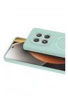 Mey İthalat®   Redmi Note 15 Pro 4G Regal Magsafe Standlı Kapak - Su Yeşili