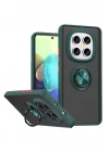 Mey İthalat®   Redmi Note 15 Pro 5G Montreal Yüzüklü Silikon Kapak - Yeşil