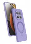 Mey İthalat®   Redmi Note 15 Pro 5G Regal Magsafe Standlı Kapak - Lila