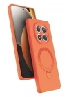 Mey İthalat®   Redmi Note 15 Pro 5G Regal Magsafe Standlı Kapak - Turuncu