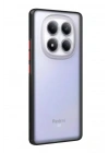 Mey İthalat®   Redmi Note 15 Pro Plus 5G Montreal Silikon Kapak - Siyah