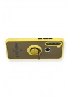 Mey İthalat®   Redmi Note 8 Kılıf Montreal Yüzüklü Silikon Kapak - Sarı