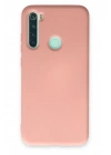 Mey İthalat®   Redmi Note 8 Kılıf Nano içi Kadife Silikon - Pudra