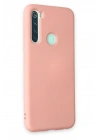 Mey İthalat®   Redmi Note 8 Kılıf Nano içi Kadife Silikon - Pudra