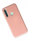 Mey İthalat®   Redmi Note 8 Kılıf Nano içi Kadife Silikon - Pudra
