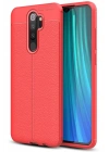 Mey İthalat®   Redmi Note 8 Pro Kılıf Auto Focus Kapak - Kırmızı