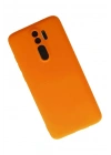 Mey İthalat®   Redmi Note 8 Pro Kılıf First Silikon - Turuncu