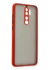 Mey İthalat®   Redmi Note 8 Pro Kılıf Montreal Silikon Kapak - Kırmızı