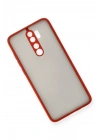 Mey İthalat®   Redmi Note 8 Pro Kılıf Montreal Silikon Kapak - Kırmızı