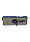 Mey İthalat®   Redmi Note 8 Pro Kılıf Montreal Yüzüklü Silikon Kapak - Lacivert