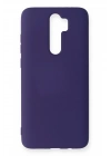 Mey İthalat®   Redmi Note 8 Pro Kılıf Nano içi Kadife Silikon - Mor