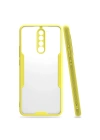 Mey İthalat®   Redmi Note 8 Pro Kılıf Platin Silikon - Sarı