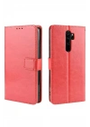 Mey İthalat®   Redmi Note 8 Pro Kılıf Trend S Plus Kapaklı Kılıf - Kırmızı