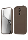 Mey İthalat®   Redmi Note 8 Pro Kılıf Viera Silikon - Kahverengi