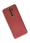 Mey İthalat®   Redmi Note 8 Pro Kılıf Volet Silikon - Kırmızı