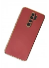 Mey İthalat®   Redmi Note 8 Pro Kılıf Volet Silikon - Kırmızı