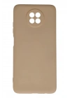 Mey İthalat®   Redmi Note 9 5G Kılıf Nano içi Kadife Silikon - Bej