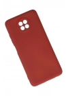 Mey İthalat®   Redmi Note 9 5G Kılıf Nano içi Kadife Silikon - Kiremit
