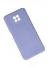 Mey İthalat®   Redmi Note 9 5G Kılıf Nano içi Kadife Silikon - Lila