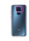 Mey İthalat®   Redmi Note 9 Kılıf Dora Kapak - Lila