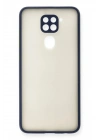 Mey İthalat®   Redmi Note 9 Kılıf Montreal Silikon Kapak - Lacivert