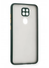 Mey İthalat®   Redmi Note 9 Kılıf Montreal Silikon Kapak - Yeşil