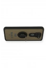 Mey İthalat®   Redmi Note 9 Kılıf Montreal Yüzüklü Silikon Kapak - Siyah