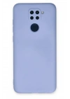 Mey İthalat®   Redmi Note 9 Kılıf Nano içi Kadife Silikon - Lila