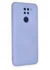 Mey İthalat®   Redmi Note 9 Kılıf Nano içi Kadife Silikon - Lila