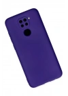 Mey İthalat®   Redmi Note 9 Kılıf Nano içi Kadife Silikon - Mor